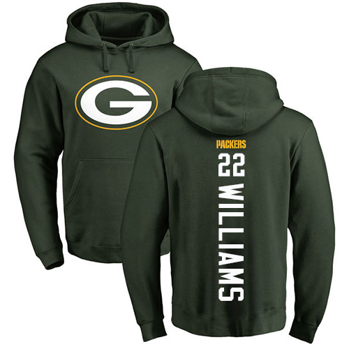 Men Green Bay Packers Green #22 Williams Dexter Backer Nike NFL Pullover Hoodie Sweatshirts->green bay packers->NFL Jersey